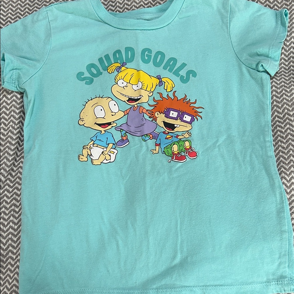 Girl’s Nickelodeon (Rugrats cartoon)Squad Goals Kids T-Shirt - Teal